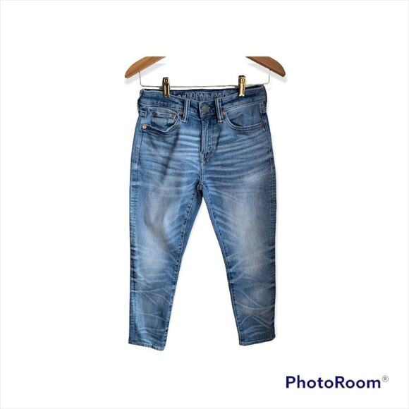 AMERICAN EAGLE Womens Athletic Ne(X)t Level Airflex Jeans - Size 26x28 - Picture 1 of 9
